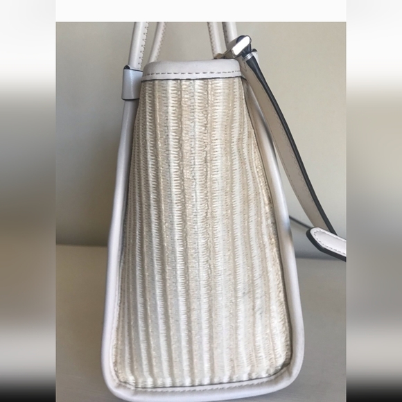 Kate Spade Novelty Beige and White Tote with Ladybug Design - Picture 4 of 14